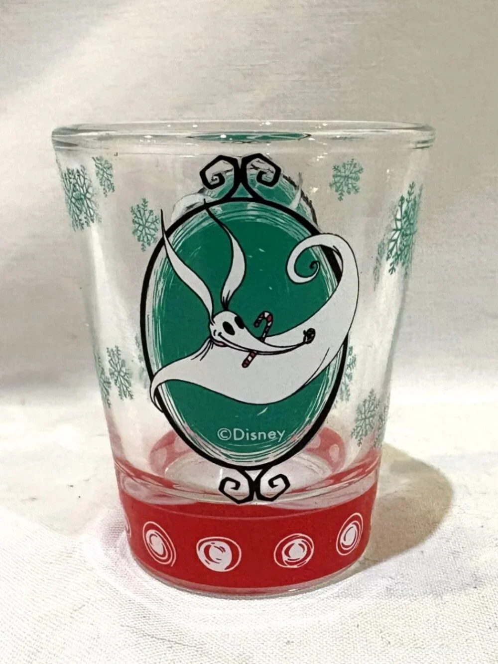 Disney Tim Burton Nightmare Before Christmas 25 Years Mini Glass Set of 4 NIB
